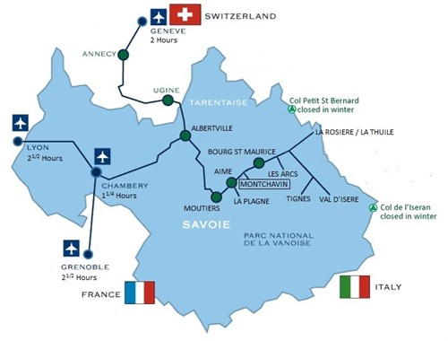 Savoie Map